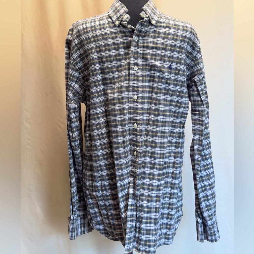 Ralph Lauren Plaid Custom Fit Shirt